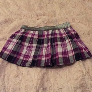 purple plaid skirt💜